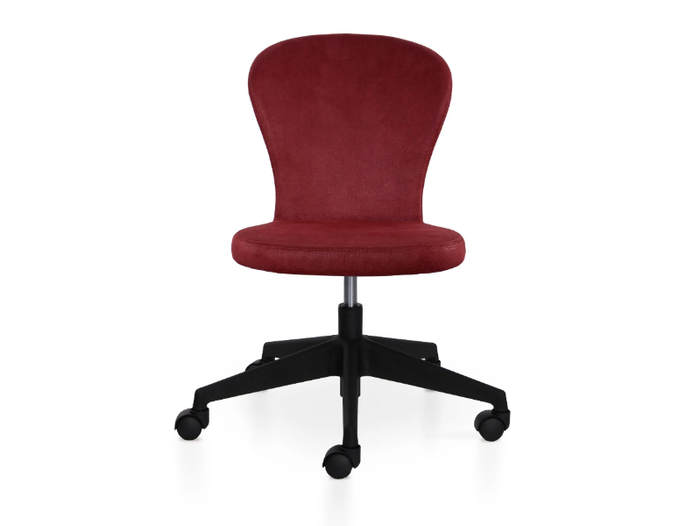 HERA 5 WAYS - Height-adjustable swivel leather office chair with 5-Spoke base _ 5A Design